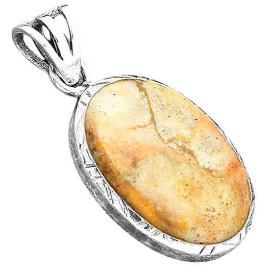 Natural Coral Jasper Pendant P-1079 SDP156825