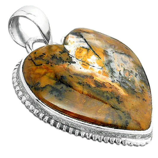 Heart Amethyst Sage Agate - Nevada Pendant P-1043 SDP156842