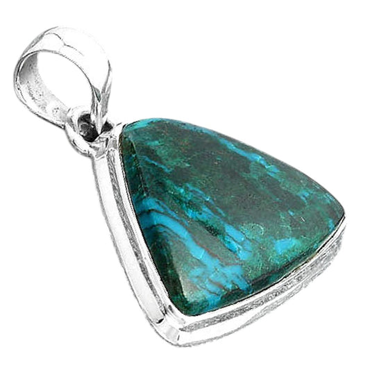 Natural Azurite Chrysocolla Pendant P-1050 SDP156850