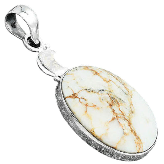 Crescent Moon - Wild Horse Jasper Pendant P-1368 SDP156861