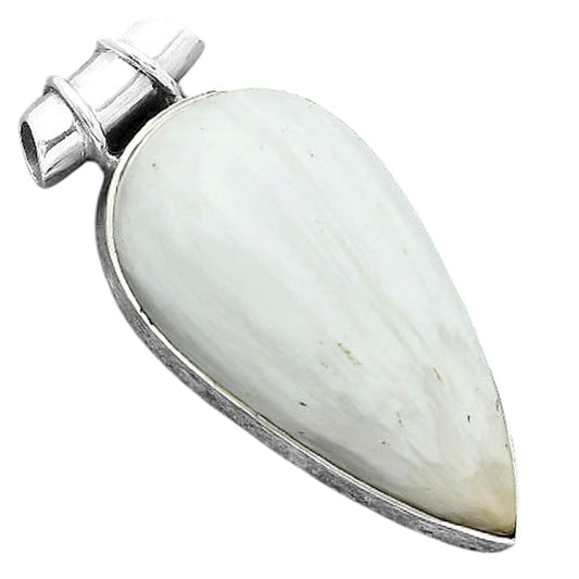 Natural White Scolecite Pendant P-1304 SDP156877