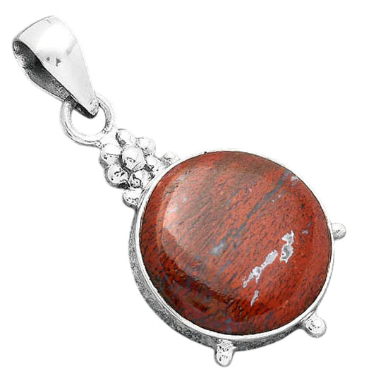 Natural Red Moss Agate Pendant P-1357 SDP157017