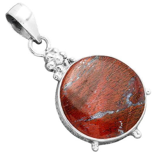 Natural Red Moss Agate Pendant P-1357 SDP157018