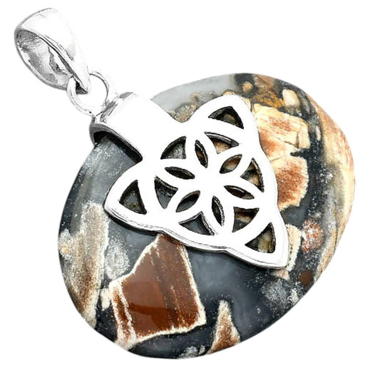 Natural Tabu Jasper Pendant P-1348 SDP157043