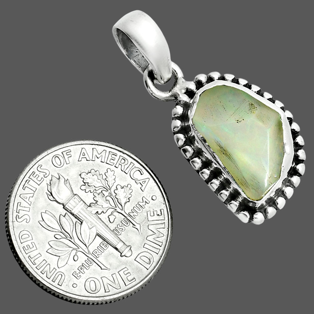 Natural Ethiopian Opal Rough Pendant P-1052 SDP157156