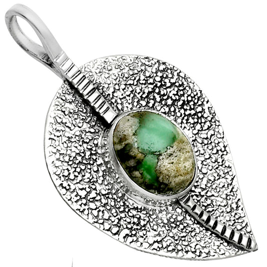 Natural Utah Variscite Pendant P-1218 SDP157406