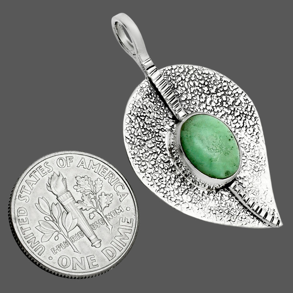 Natural Utah Variscite Pendant P-1218 SDP157412