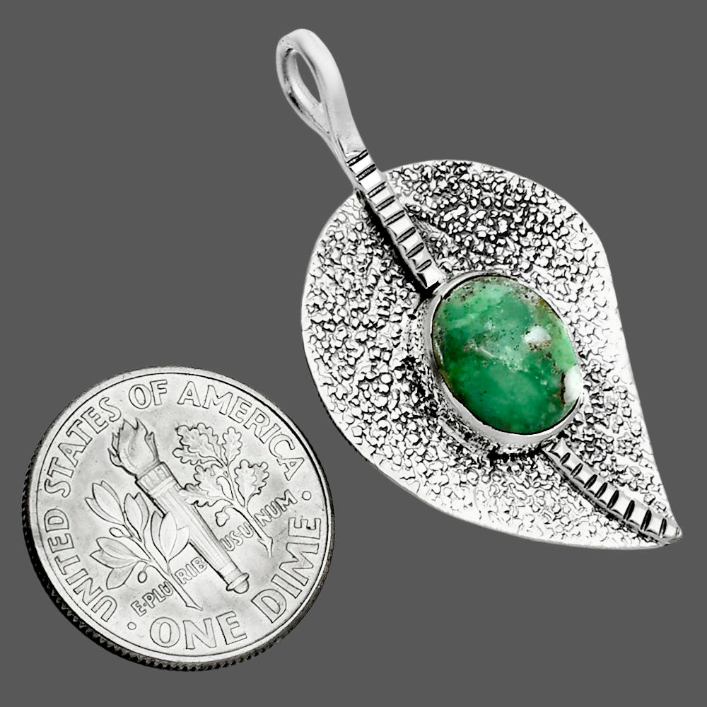 Natural Utah Variscite Pendant P-1218 SDP157414