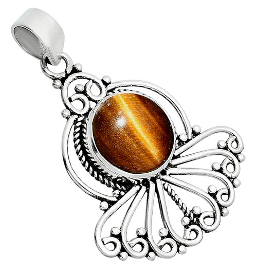 Natural Tiger Eye - Africa Pendant P-1544 SDP157544