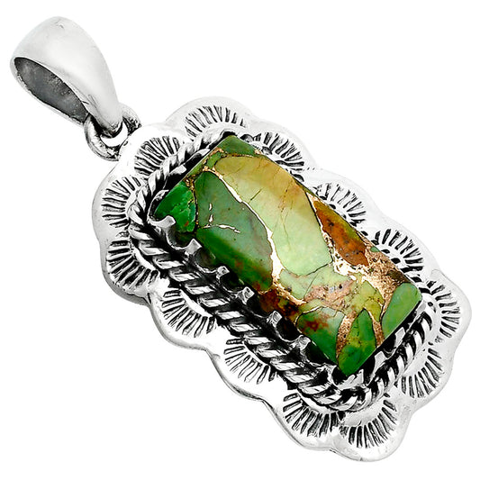Copper Green Turquoise - Arizona Pendant P-1143 SDP157548