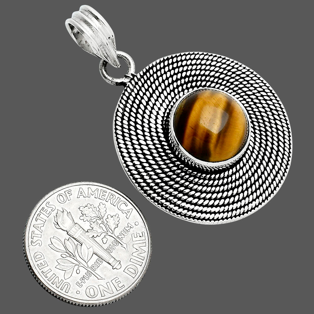 Natural Tiger Eye - Africa Pendant P-1354 SDP157552