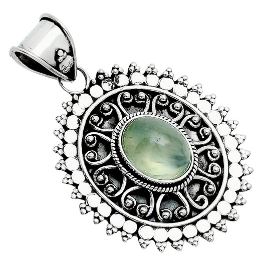 Natural Prehnite Pendant P-1214 SDP157558