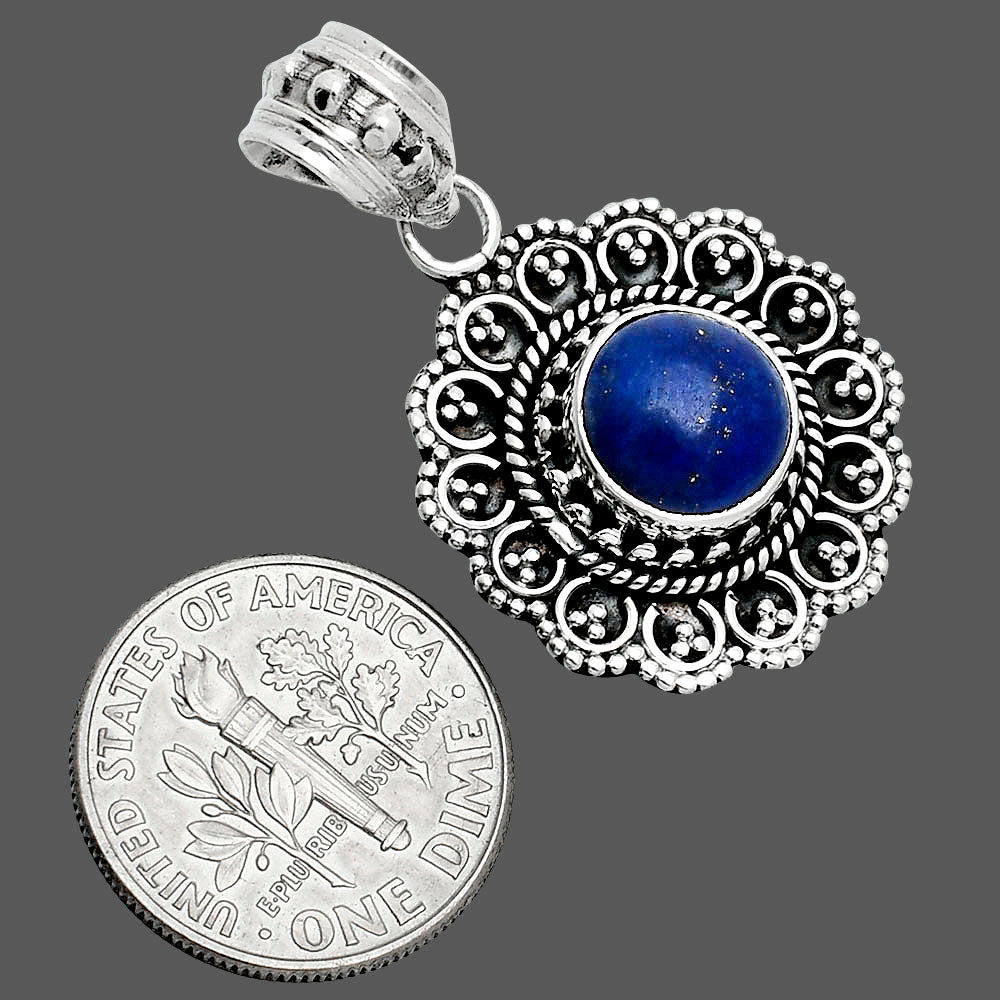 Natural Lapis Lazuli - Afghanistan Pendant P-1214 SDP157581