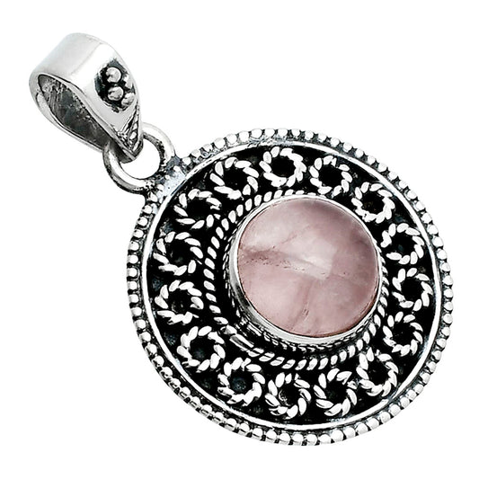Natural Rose Quartz - Madagascar Pendant P-1214 SDP157597