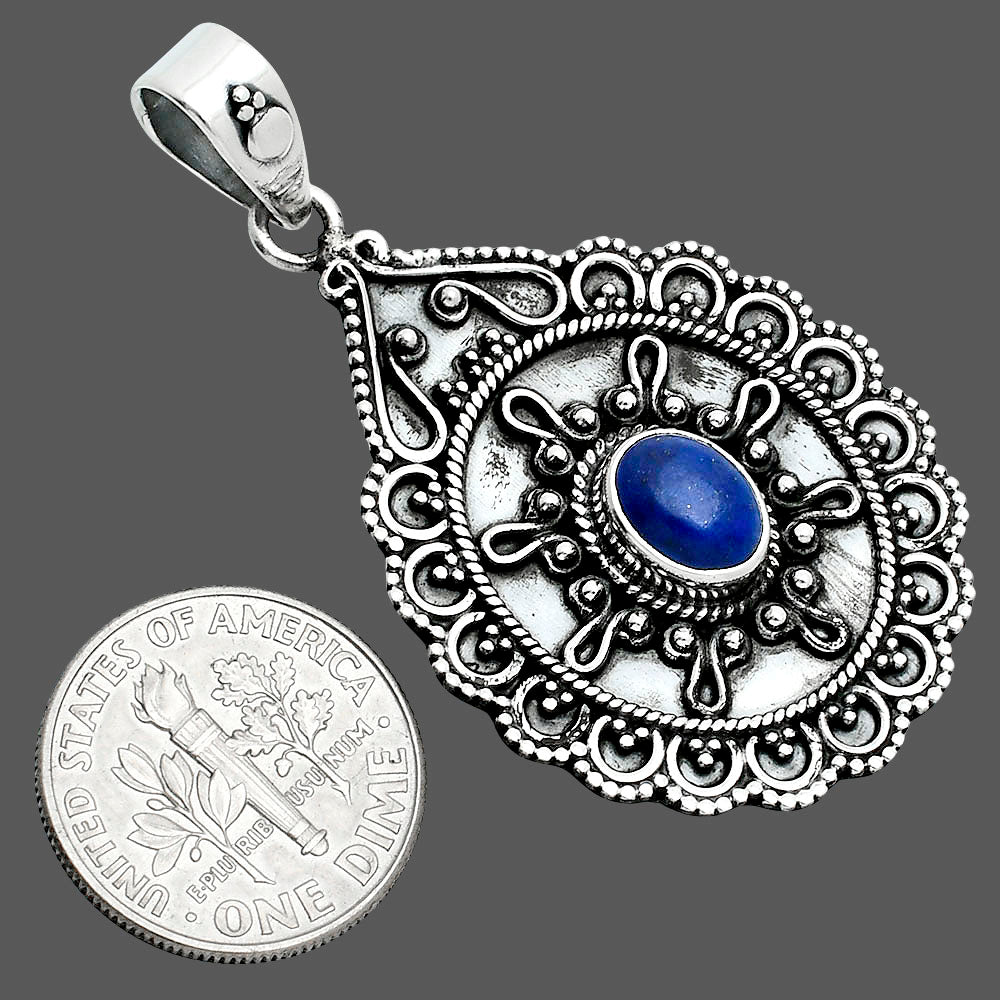 Natural Lapis Lazuli - Afghanistan Pendant P-1214 SDP157607