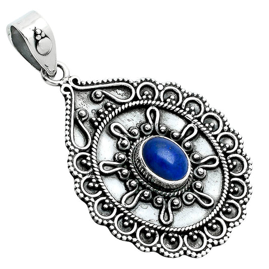 Natural Lapis Lazuli - Afghanistan Pendant P-1214 SDP157608