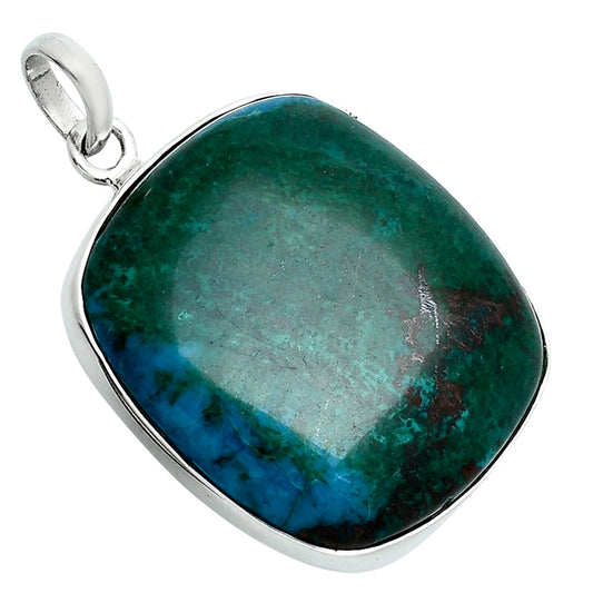 Natural Azurite Chrysocolla Pendant P-1001 SDP157668
