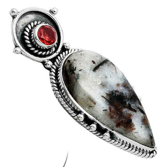 Astrophyllite - Russia & Garnet Pendant P-1438 SDP157678