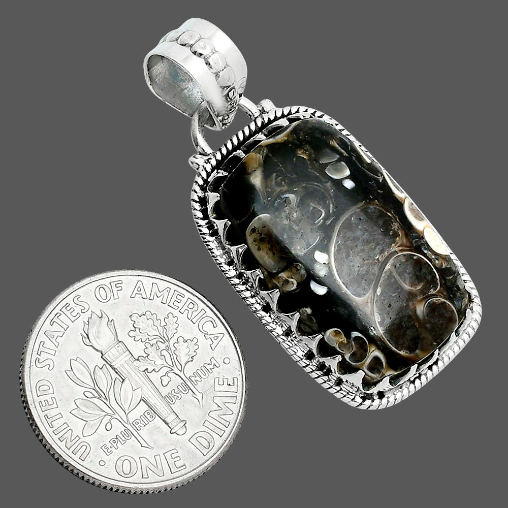 Natural Turtella Jasper - USA Pendant P-1515 SDP157682