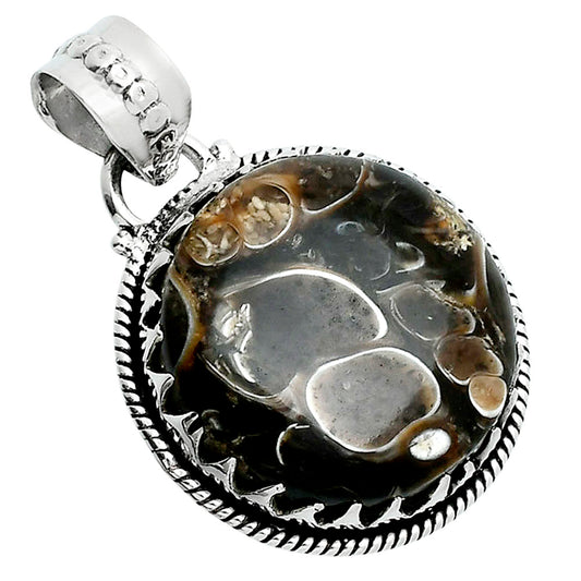 Natural Turtella Jasper - USA Pendant P-1515 SDP157683