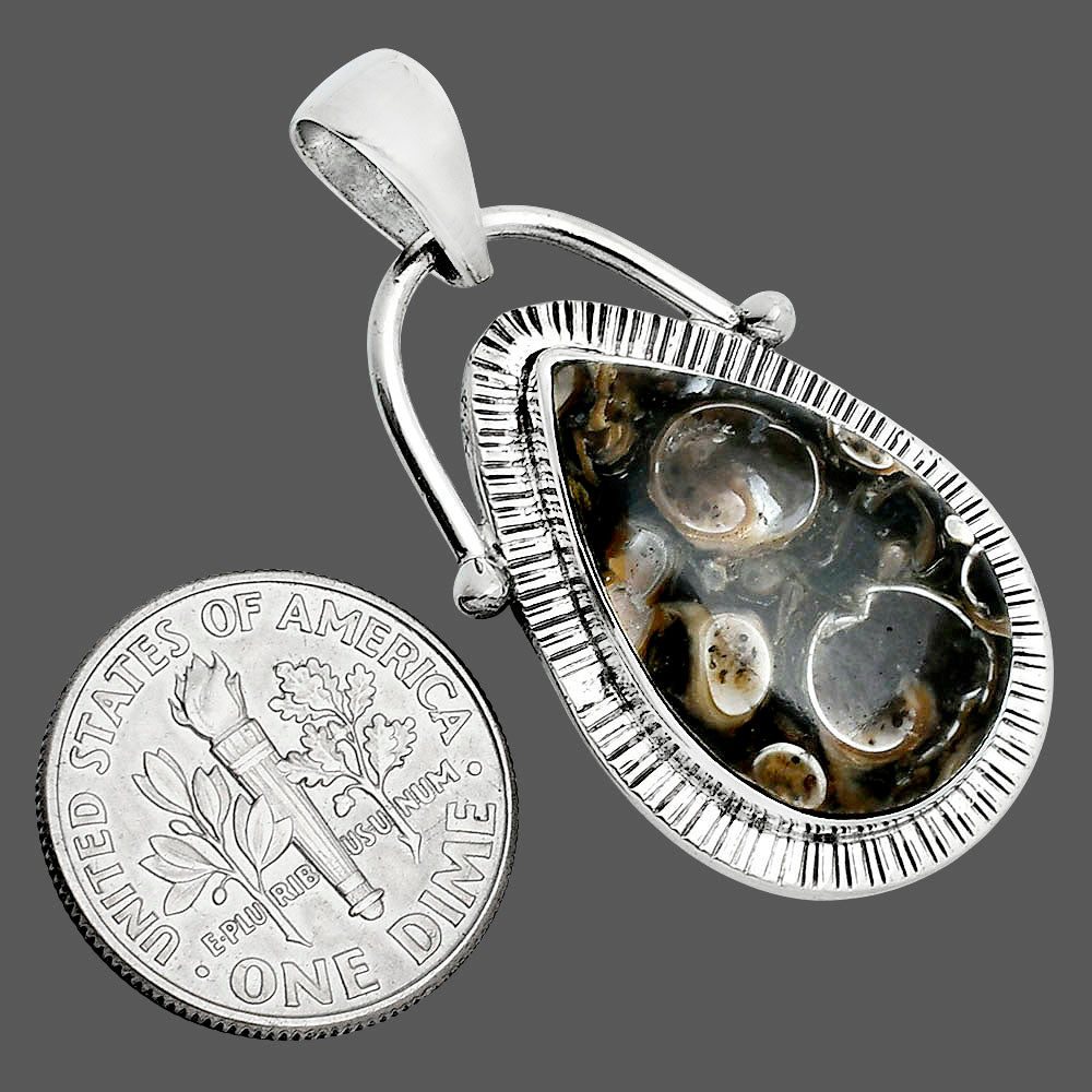 Natural Turtella Jasper - USA Pendant P-1367 SDP157690