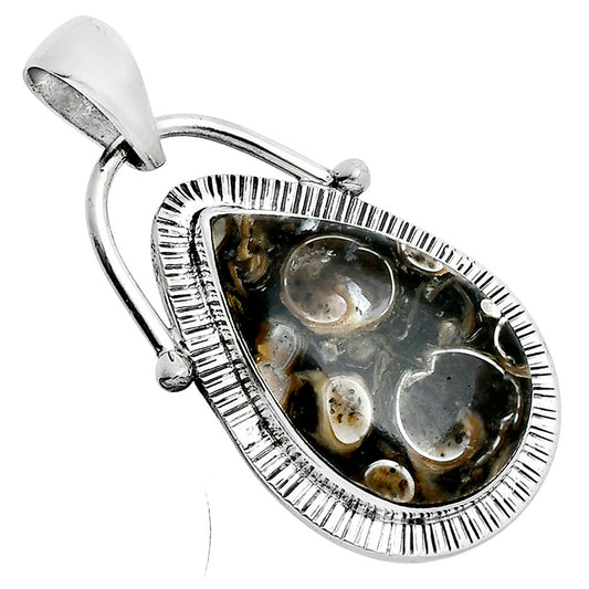 Natural Turtella Jasper - USA Pendant P-1367 SDP157690