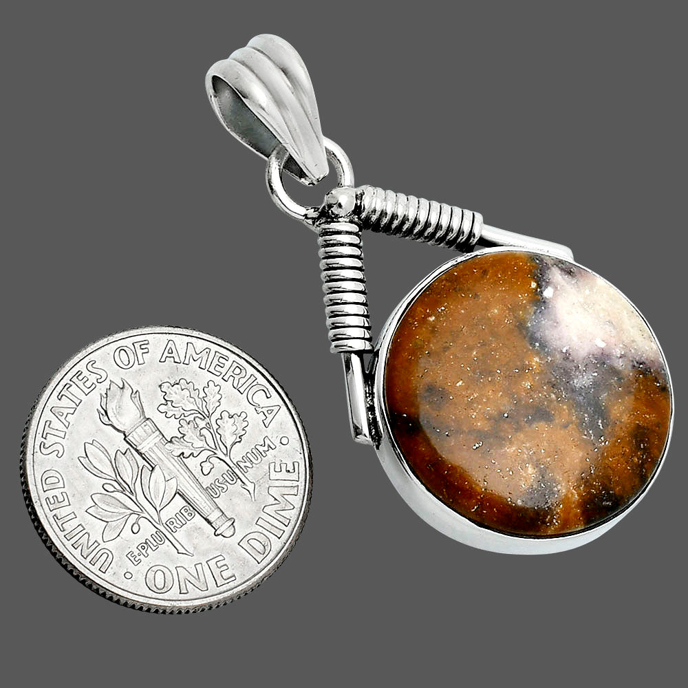 Natural Indian Blanket Jasper Pendant P-1600 SDP157700