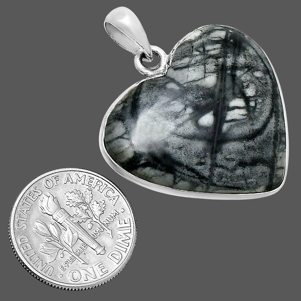 Natural Picasso Jasper Pendant P-1043 SDP157753