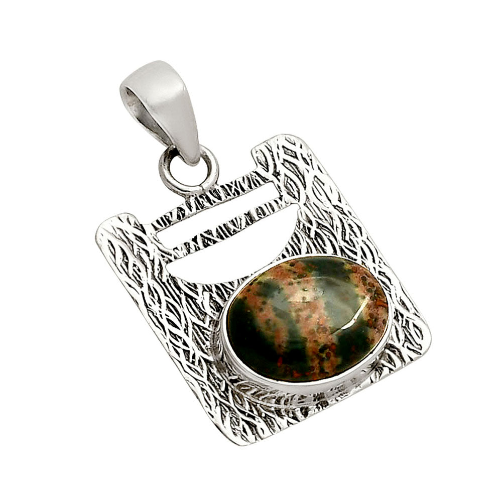Blood Stone Pendant P-1470 SDP157767