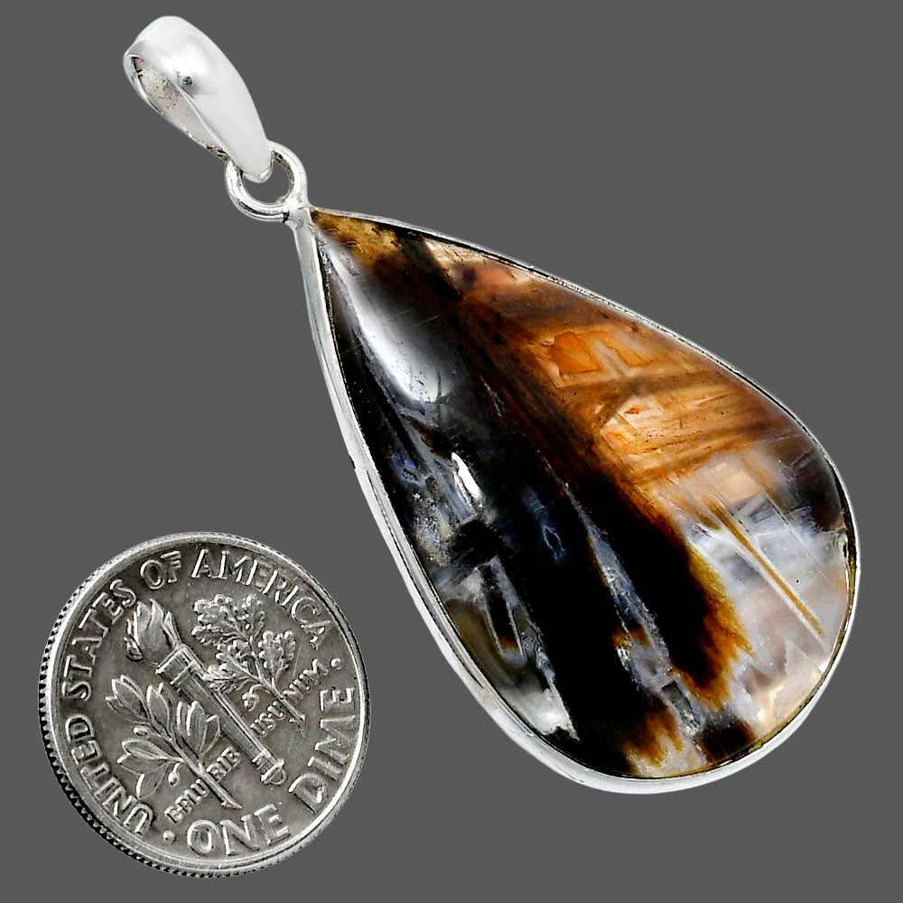 Natural Tube Agate - Turkish Pendant P-1001 SDP157894