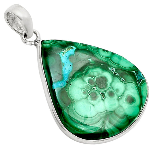 Azurite In Malachite - Morenci Mines Pendant P-1001 SDP157928