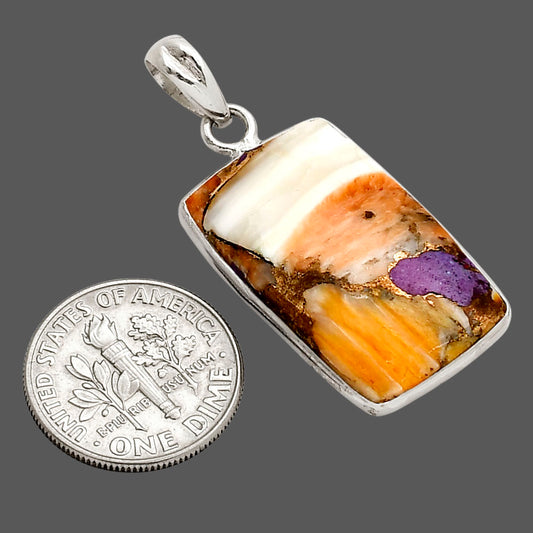 Spiny Oyster Turquoise Pendant P-1001 SDP158101