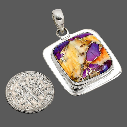 Spiny Oyster Turquoise Pendant P-1076 SDP158127