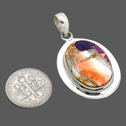 Spiny Oyster Turquoise Pendant P-1076 SDP158130