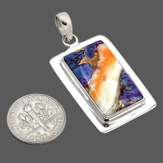 Spiny Oyster Turquoise Pendant P-1076 SDP158136