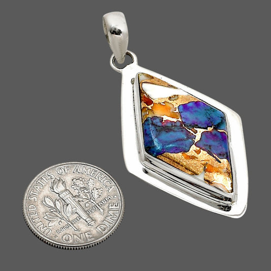 Spiny Oyster Turquoise Pendant P-1076 SDP158146