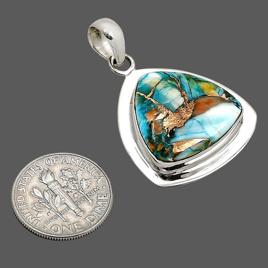 Spiny Oyster Turquoise Pendant P-1076 SDP158167