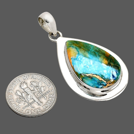 Spiny Oyster Turquoise Pendant P-1076 SDP158168
