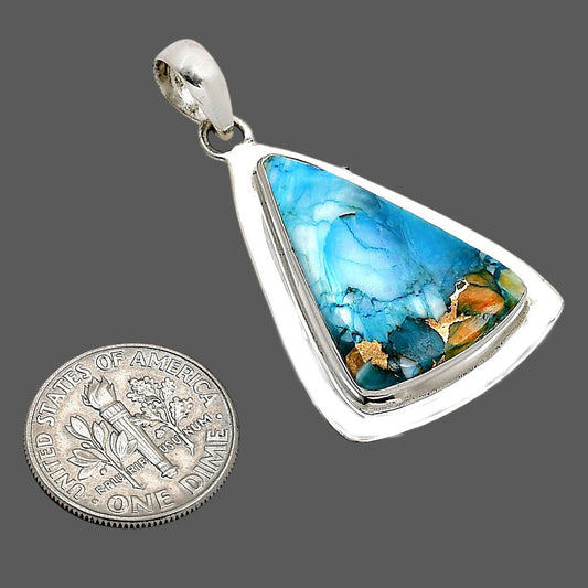 Spiny Oyster Turquoise Pendant P-1076 SDP158173