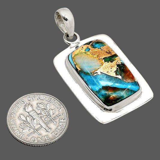 Spiny Oyster Turquoise Pendant P-1076 SDP158178