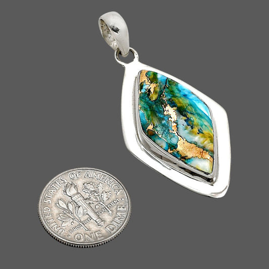 Spiny Oyster Turquoise Pendant P-1076 SDP158181