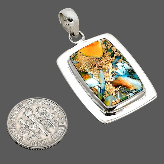 Spiny Oyster Turquoise Pendant P-1076 SDP158182