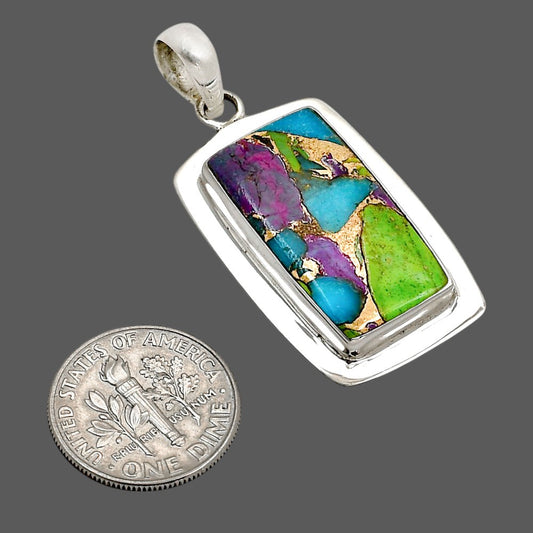 Multi Copper Turquoise Pendant P-1076 SDP158188