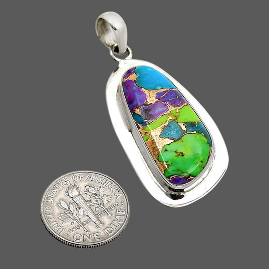 Multi Copper Turquoise Pendant P-1076 SDP158191
