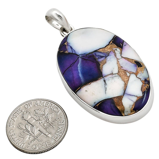 Spiny Oyster Turquoise Pendant P-1001 SDP158426