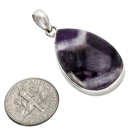 Chevron Amethyst Pendant P-1001 SDP158447