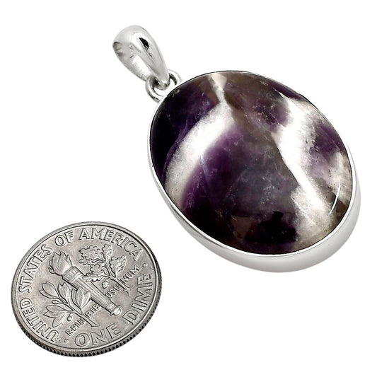 Chevron Amethyst Pendant P-1001 SDP158478
