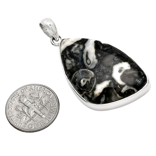 Mexican Cabbing Fossil Pendant P-1001 SDP158480