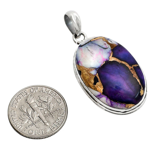 Spiny Oyster Turquoise Pendant P-1124 SDP158522