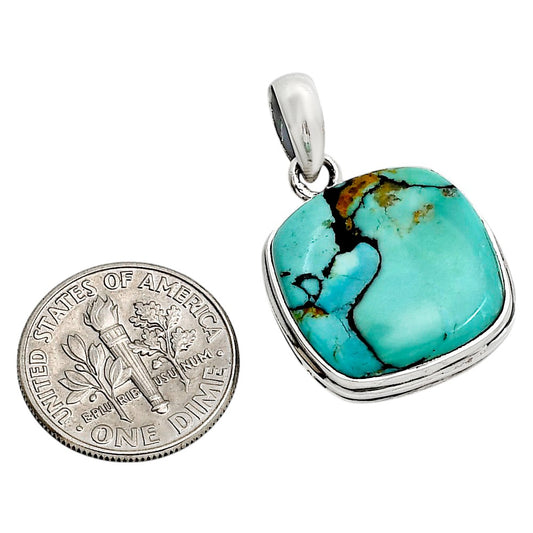 Lucky Charm Tibetan Turquoise Pendant P-1124 SDP158579